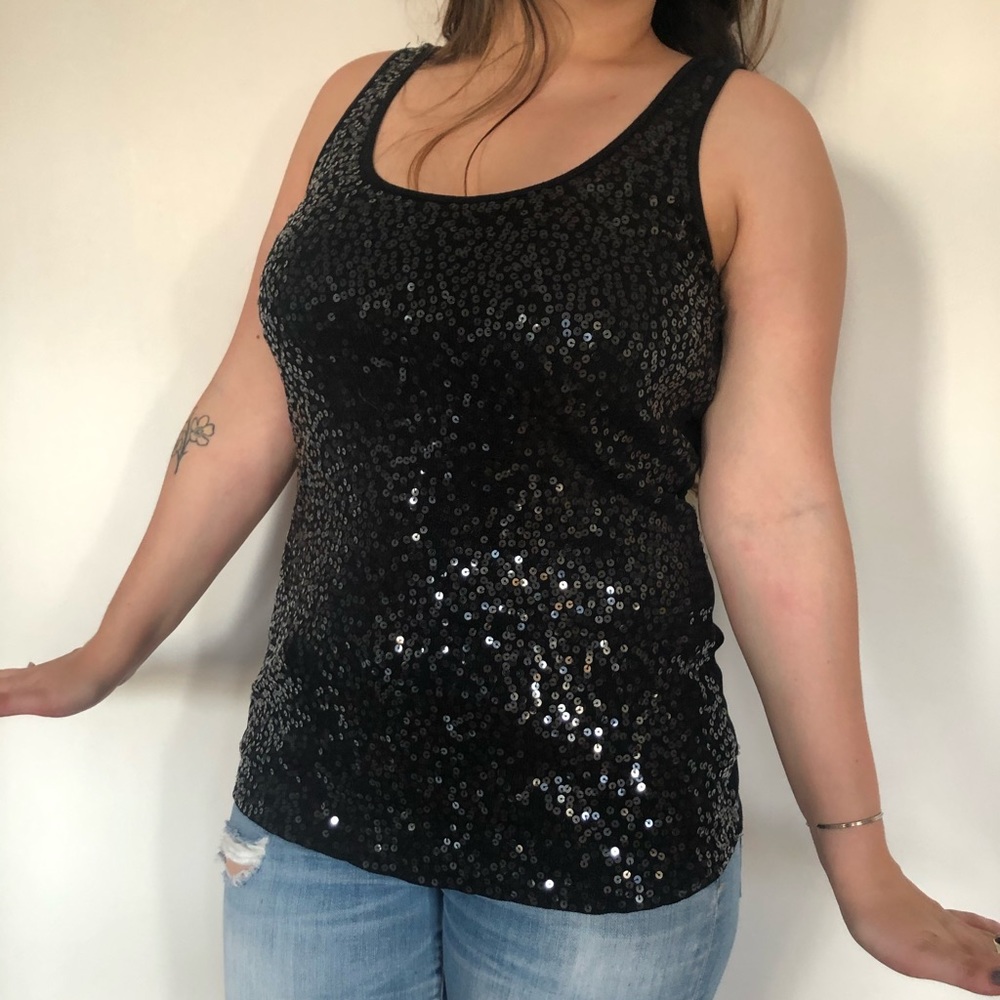 Express Sequin Tank